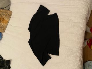 Crop top negro Los Angeles USA