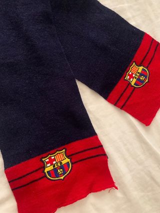 Gorro y bufanda FC Barcelona