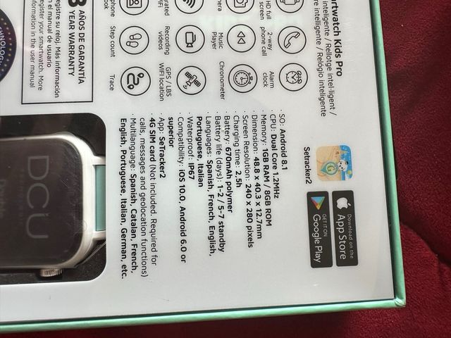 Reloj Inteligente DCU Kids Pro