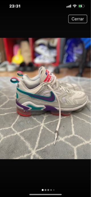 Nike Air VaporMax Morado Blanco