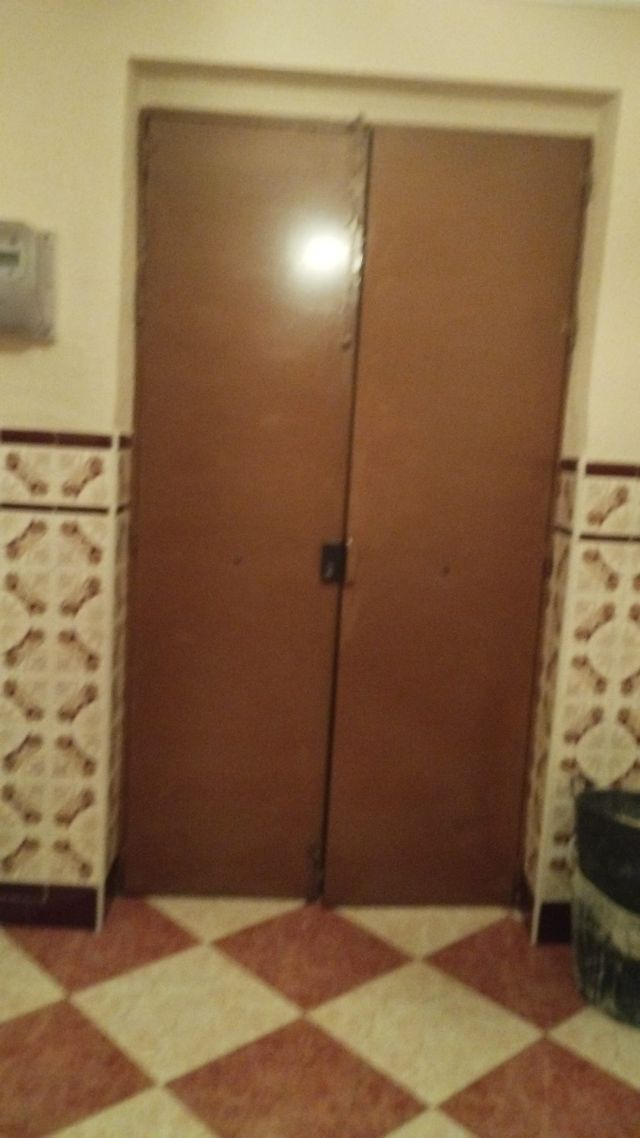 Portón y puerta de entrada forjados