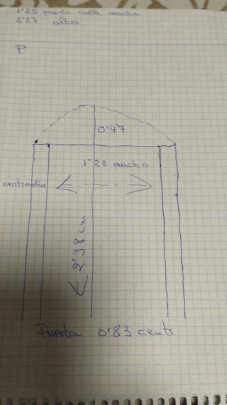 Portón y puerta de entrada forjados
