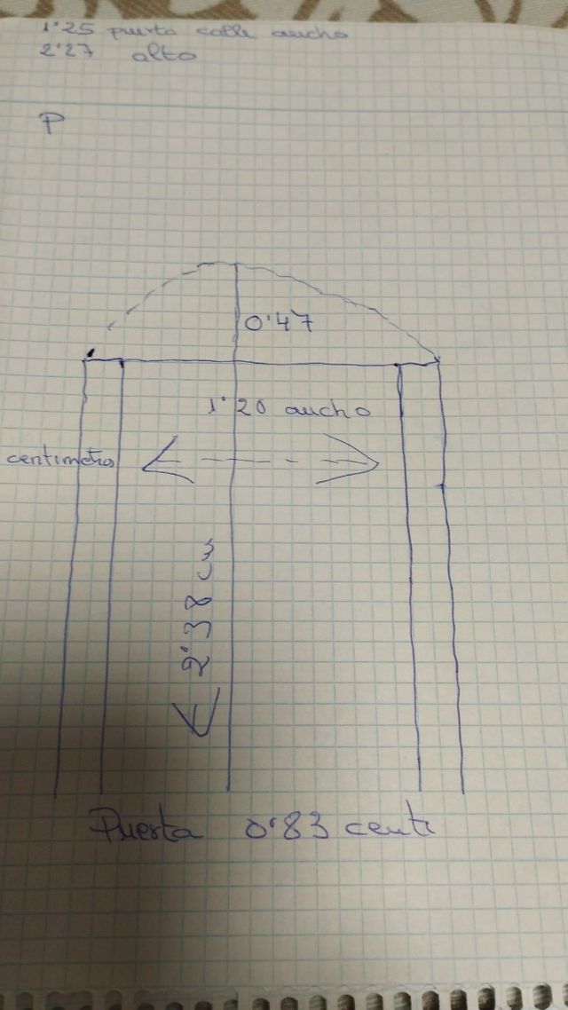 Portón y puerta de entrada forjados