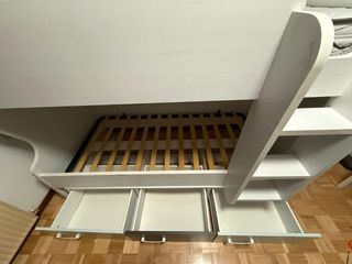 Litera madera y tela