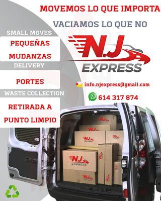NJ EXPRESS: Mudanzas rápidas, portes y retirada