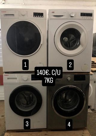 Lavadoras 7kg - 140€ Cada una.
