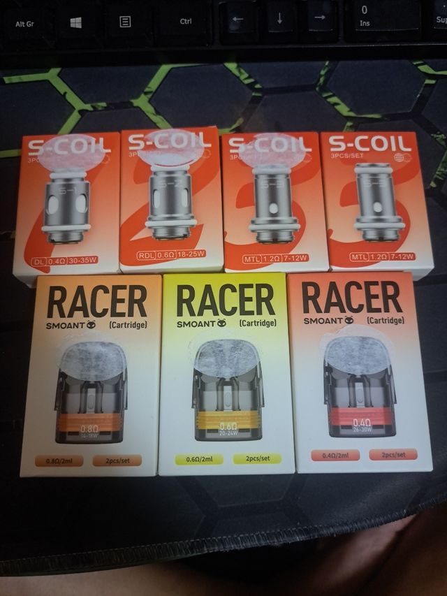 Resistencias Smoant S-COIL y RACER