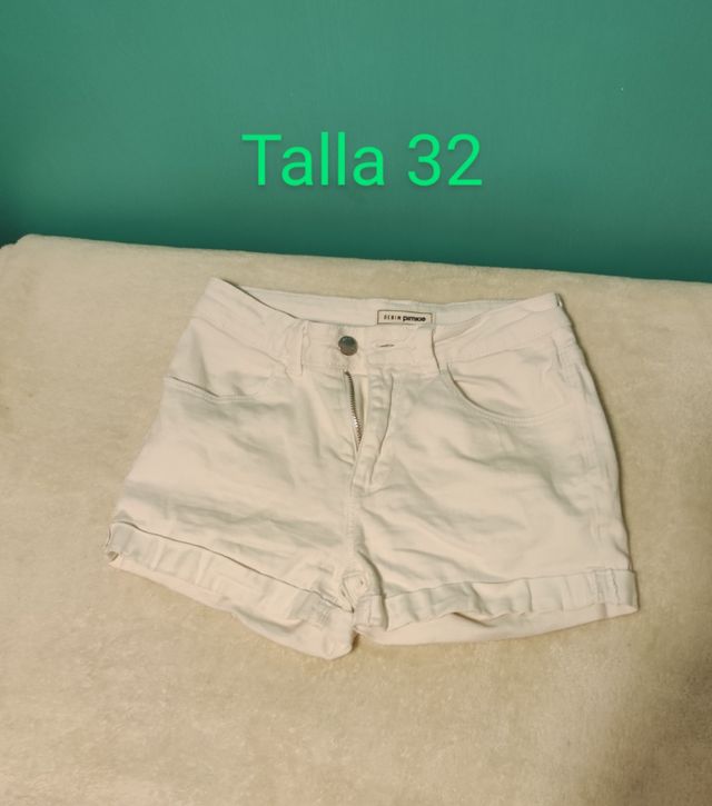 Pantalón corto blanco Talla 32