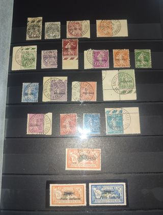 Sellos Andorra y Francia