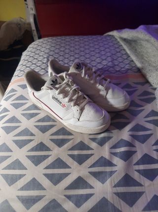 Adidas Continental 80 Unisex Blancas