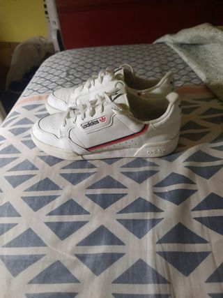 Adidas Continental 80 Unisex Blancas