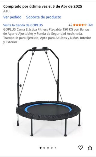 2 Camas Elásticas Fitness Mobiclinic 150kg