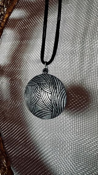 Colgante Acero Inoxidable Diseño Ondulado