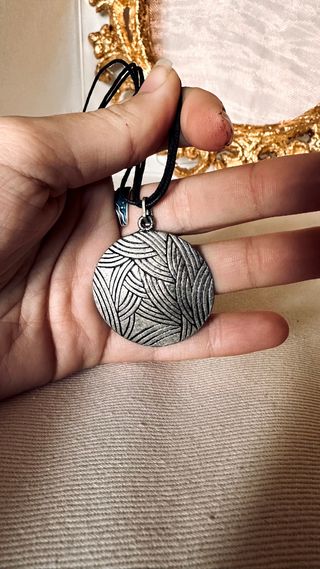 Colgante Acero Inoxidable Diseño Ondulado