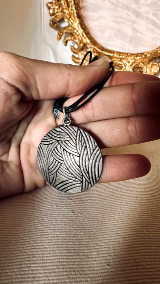 Colgante Acero Inoxidable Diseño Ondulado
