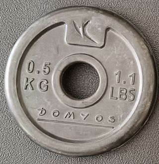 Discos de vinilo Decathlon 5Kg, 2Kg, 1Kg, 0.5Kg
