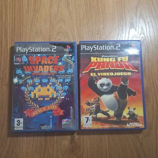 Juegos PS2: Space Invaders y Kung Fu Panda