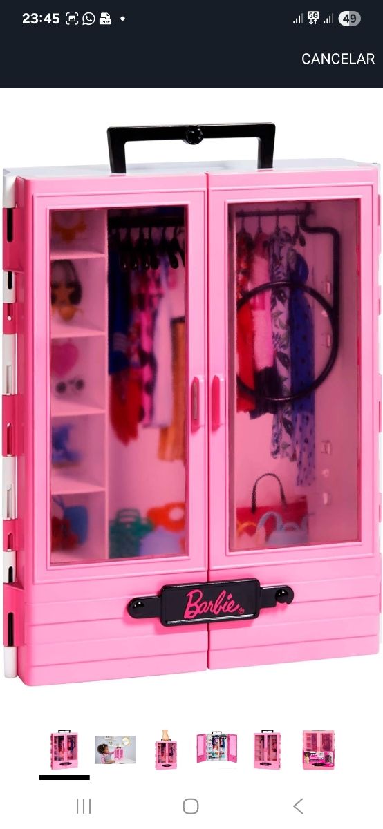 Armario Barbie Rosa