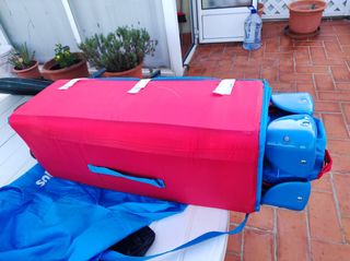 Cuna de viaje Babies R Us + colchón + sabanas