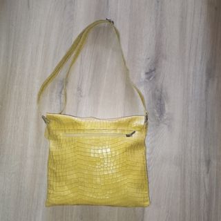 Bolso de Piel Mostaza