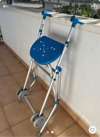 Andador Silla Plegable con Ruedas