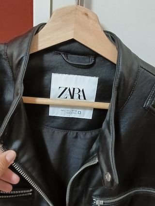 Chaqueta Zara Hombre Negra