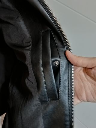Chaqueta Zara Hombre Negra