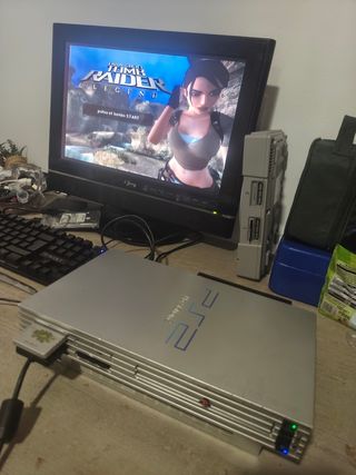 Ps2 Fat Plateada Sony
