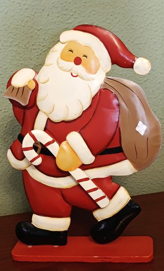 Silueta Papa Noel Lata