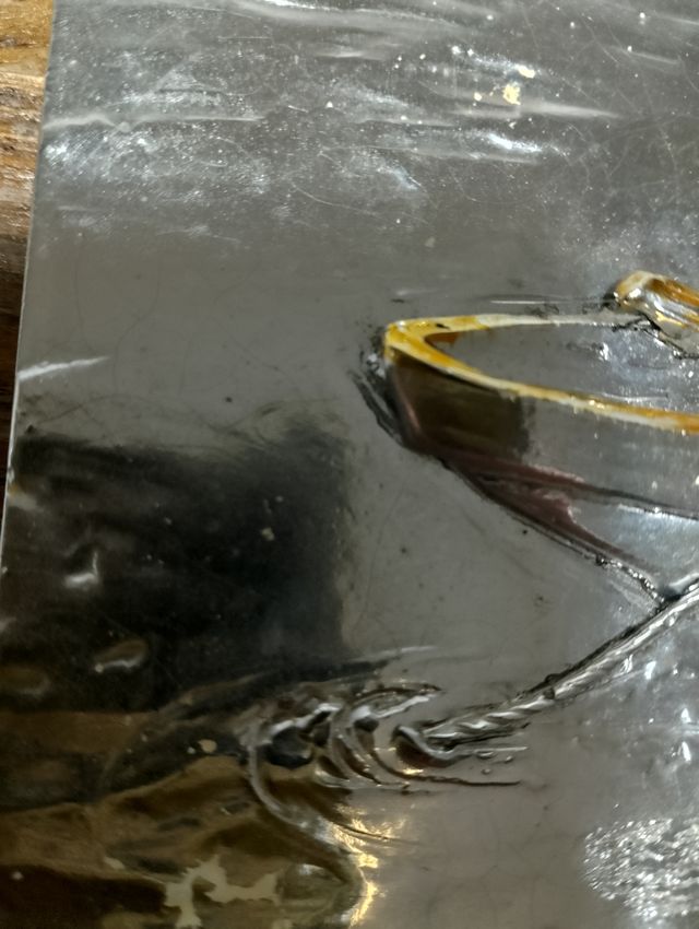 Lastra decorativa in metallo