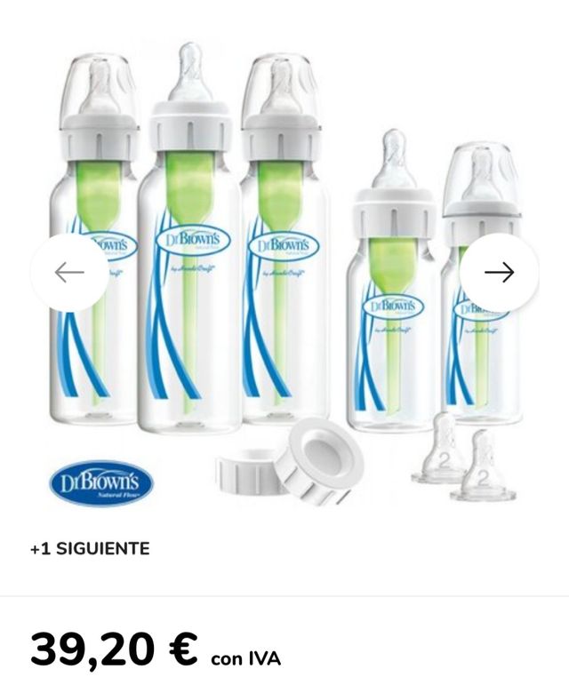 Kit Biberones Dr Brown Nuevos