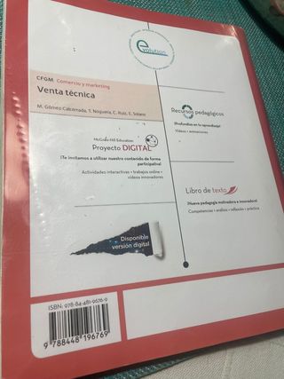 Libro VENTA TECNICA 2° CFGM