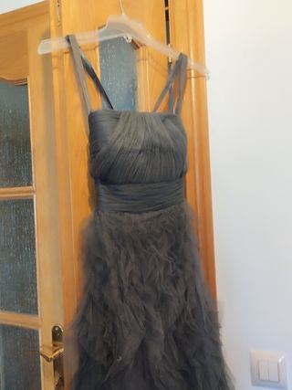 Vestido de fiesta Pronovias gris