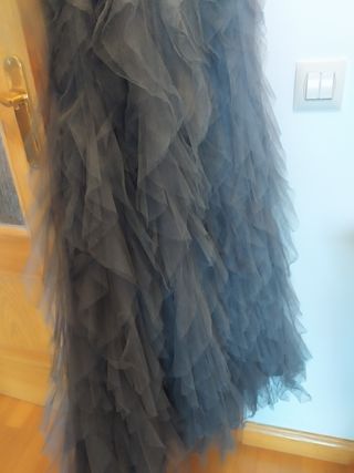 Vestido de fiesta Pronovias gris
