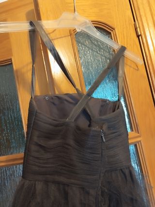 Vestido de fiesta Pronovias gris