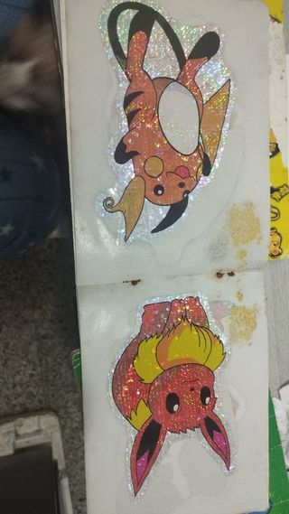 Álbum de 10 Stickers gigantes Pokémon Años 90