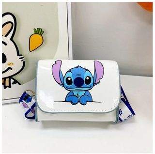 Cartera monedero de piel de Stitch de Disney.