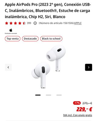Apple AirPods Pro (2ª gen) Blancos