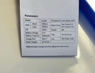 Luz LED Portátil Potente