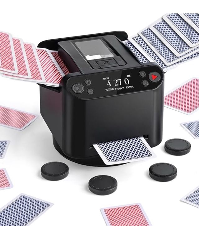 Mezclador y Repartidor de Cartas 2 en 1