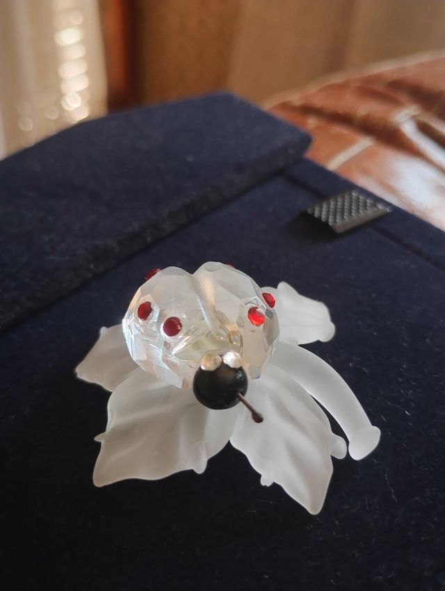 Swarovski Fiore di Narciso con coccinella