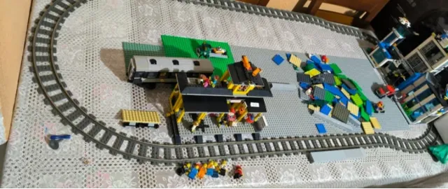 Vías de tren lego 9V