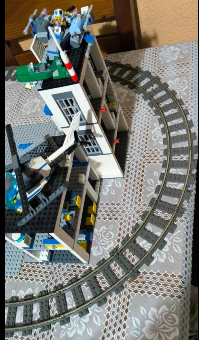Vías de tren lego 9V