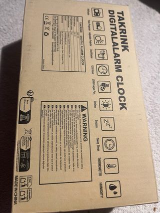 Reloj Digital TAKRINK con Alarma