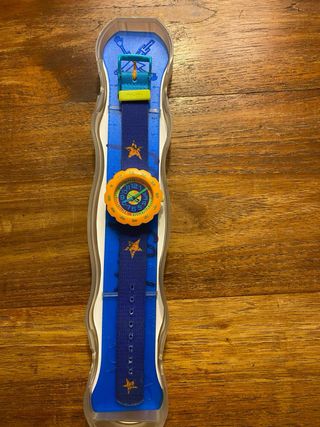 Reloj Flik Flak Infantil Azul Multicolor