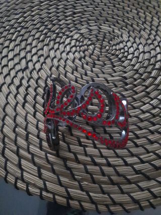 Pulsera Guess Roja y Plateada