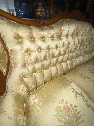 Conjunto Sofá y 2 Sillones Estilo Clásico