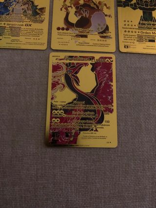 Colección Cartas Pokémon Doradas