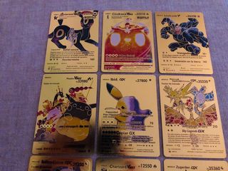Colección Cartas Pokémon Doradas