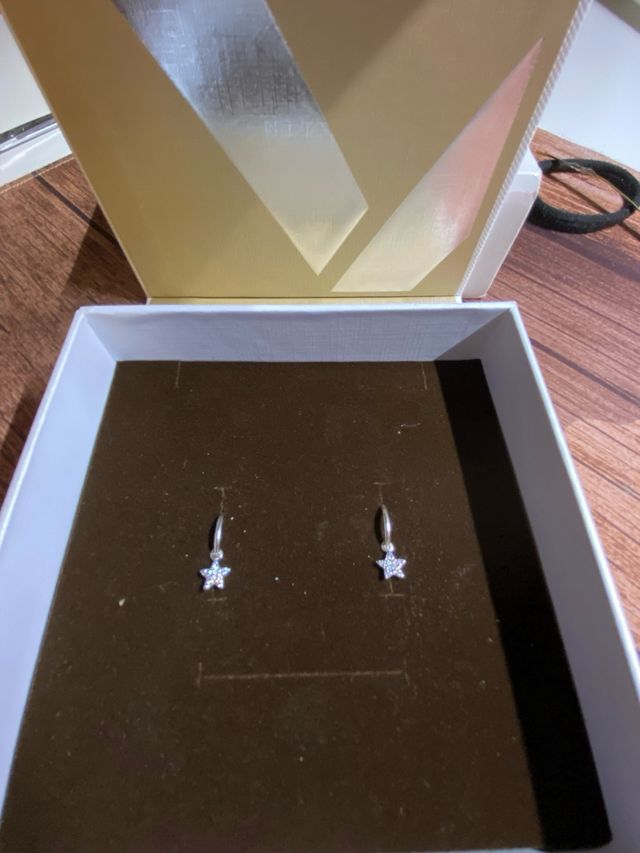 Pendientes Viceroy Estrella Plata Circonitas